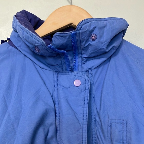 Patagonia Vintage Blue Winter Removable Hooded Jacket - Picture 4 of 11